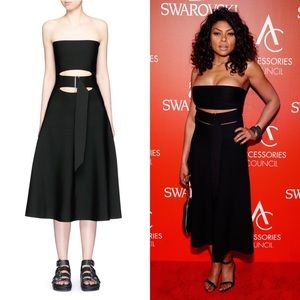 Alexander wang Cutout bandage midi knit dress